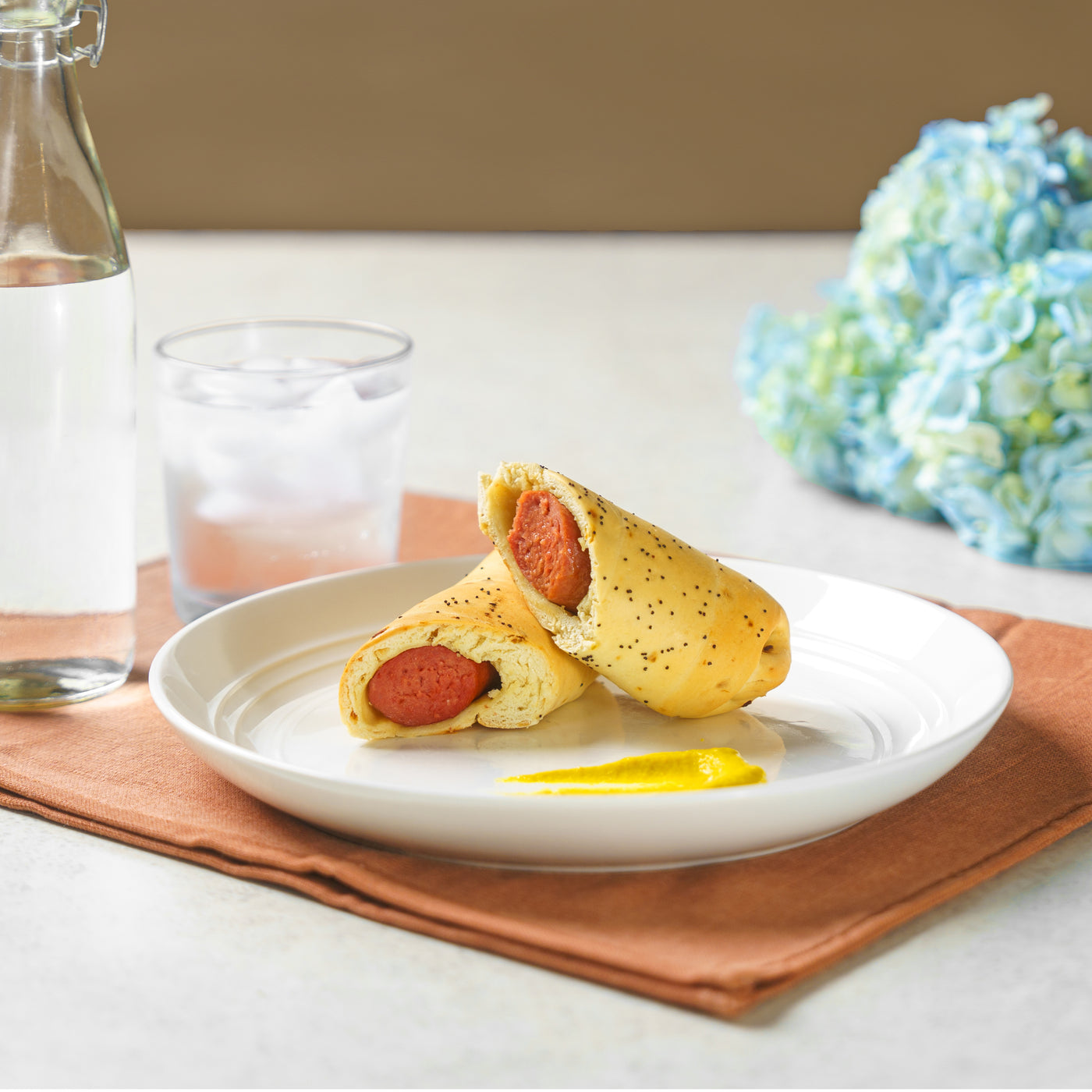 Jumbo All-Beef Frank Bagel Dog