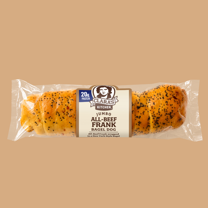 Jumbo All-Beef Frank Bagel Dog