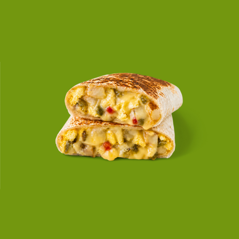 Chili Verde Breakfast Burrito