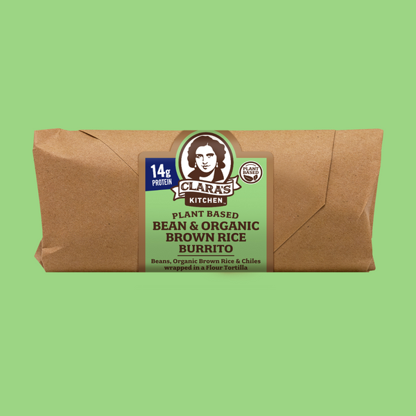 Plant Based Bean & Organic Brown Rice Burrito