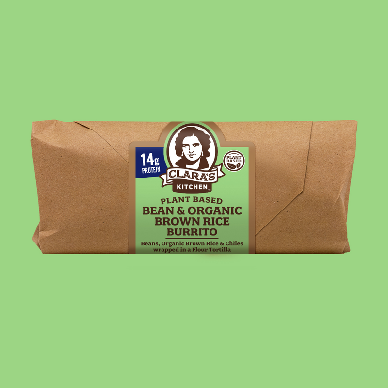 Plant Based Bean & Organic Brown Rice Burrito