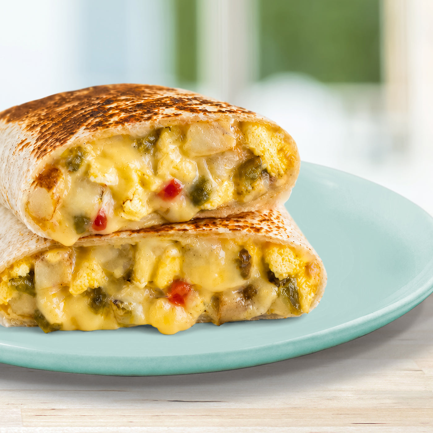 Chili Verde Breakfast Burrito