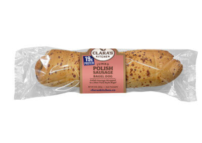 Clara's Kitchen - Jumbo Polish Sausage Bagel Dog