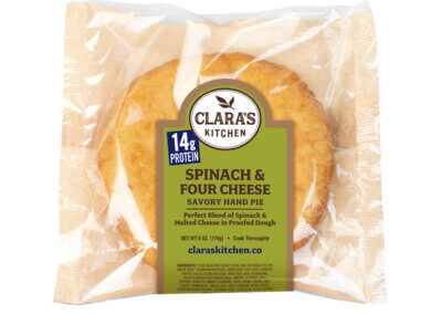 Clara's Kitchen - Spinach and Four Cheese Savory Hand Pie